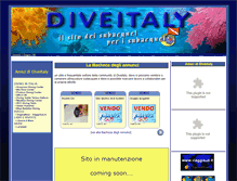 Tablet Screenshot of diveitaly.com